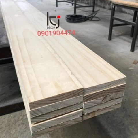 - THANH GỖ THÔNG DÀI 180x14x1.5 CM LÁNG MỊN 4 MẶT