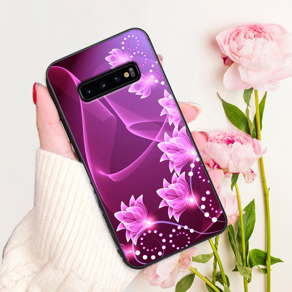 Ốp lưng điện thoại Samsung Galaxy S10 - S10 PLUS in hình hoa siêu đẹp- Doremistorevn