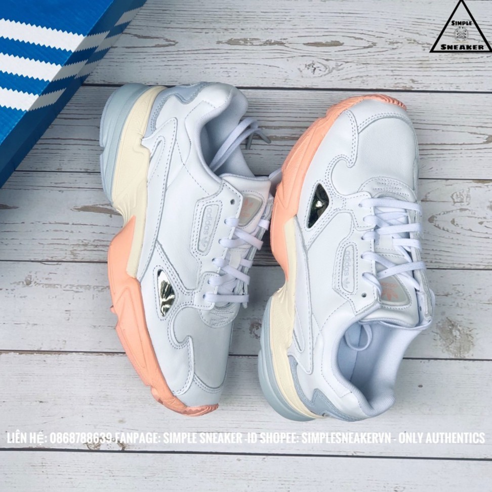 Giày Adidas Falcon💙FREESHIP💙 Giảm 50K Khi Nhập Mã [ADIDAS_AUTH]- Giày Adidas Falcon Chuẩn Auth- Falcon Trắng Kem