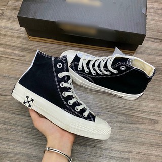 Giày CV 1970s Cao Cổ Đen OFF WHITE Bản Sịn Sò Nhất |Ảnh thật- Freeship|