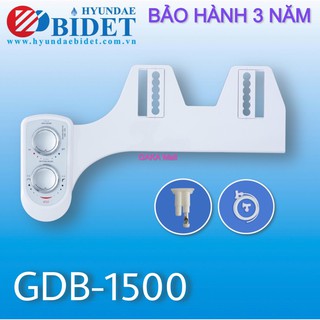 Vòi rửa vệ sinh thông minh Hyundae Bidet GDB 1500, 2 vòi nóng lạnh, chính hãng BH3 Năm đổi lỗi 15 ngày