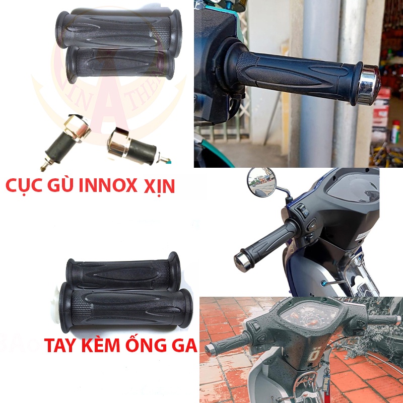Tay nắm Sh mode kèm gù inox đặc hàng loại 1 lắp cho các dòng xe wave, dream, exciter, sirius .... bảo hành 1 năm