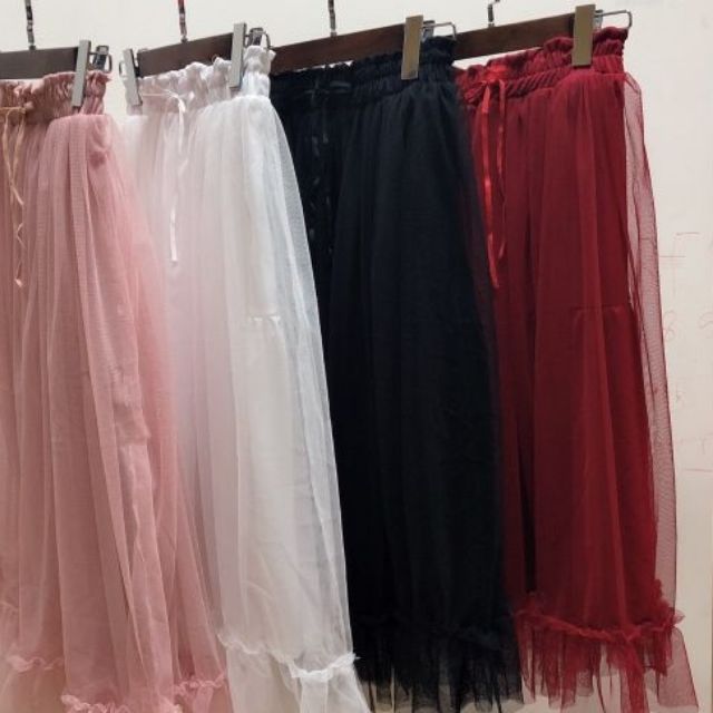 Chân váy lưới công chúa đuôi cá vôn lưới dài qua gối đẹp (VIDEO +HÌNH THẬT) | BigBuy360 - bigbuy360.vn