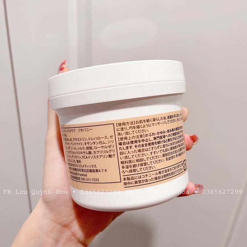 Tẩy da chết toàn than Giovanie Himaray Scrub trắng sáng