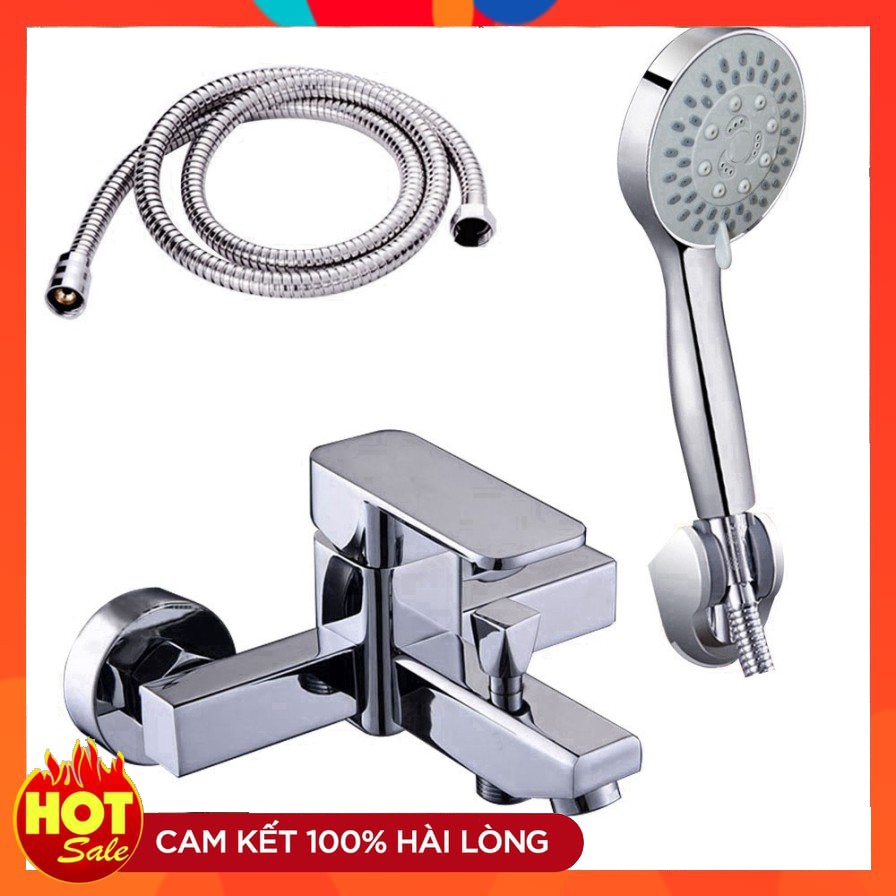 Bộ sen tắm vuông nóng lạnh cao cấp SNL 902