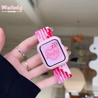 Bộ Dây Nylon Thay Thế Cho Đồng Hồ Thông Minh Apple Watch Series 7/6/SE/5/4/3/2/1 iwatch 45/44/42/41/40/38mm