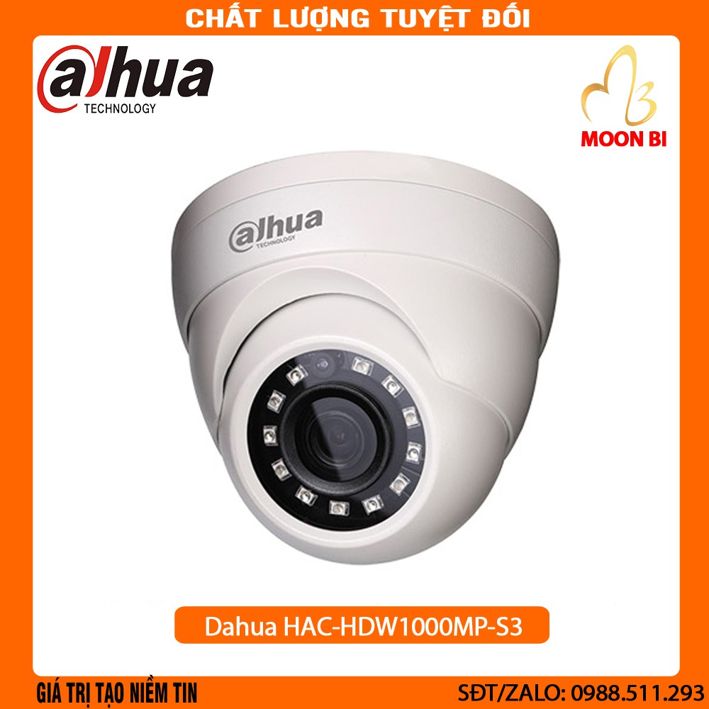 CAMERA HDCVI DAHUA HAC-HDW1000MP-S3 (Tem DSS) . .