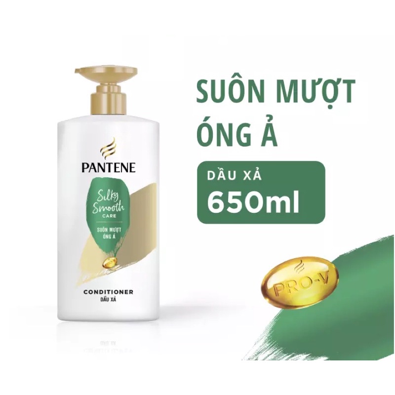 DẦU XẢ PANTENE 650ML NGĂN RỤNG TÓC/ PHỤC HỒI HƯ TỔN/ SUÔN MƯỢT ÓNG Ả