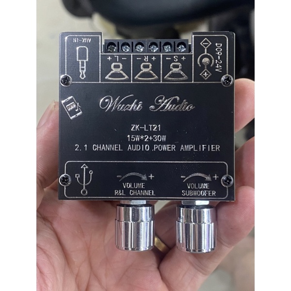 Bảng mạch khuyếch đại âm thanh Wuzhi LT21 15W*2 + 30W 2.1 Bluetooth 5.1 chính hãng