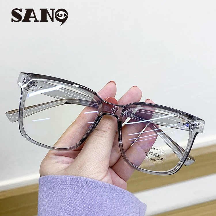 Mắt kính trong suốt chống ánh sáng xanh và bức xạ phong cách retro harajuku dành cho nữ