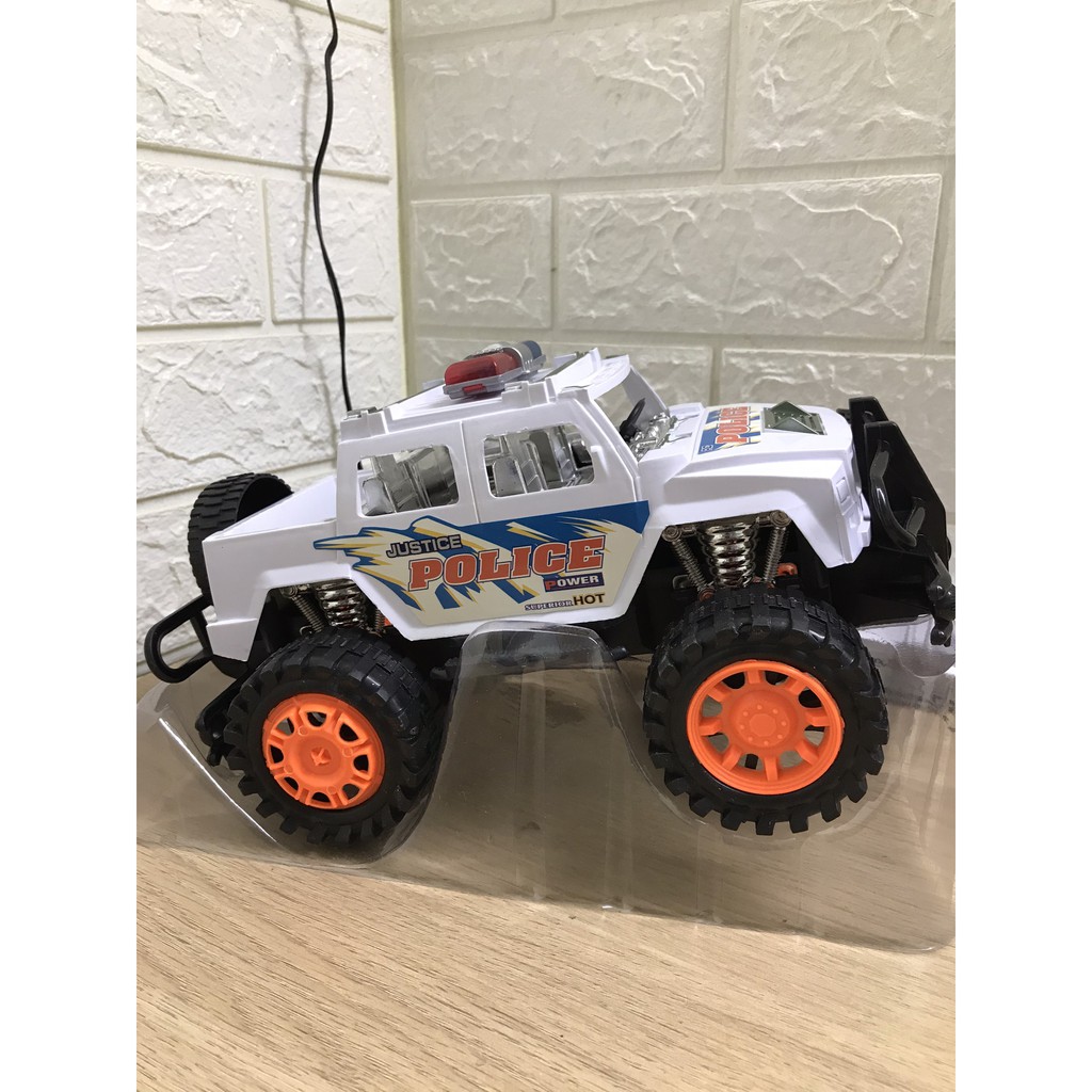 XE OTO CẢNH SÁT ĐIỀU KHIỂN TỪ XA PIN SẠC