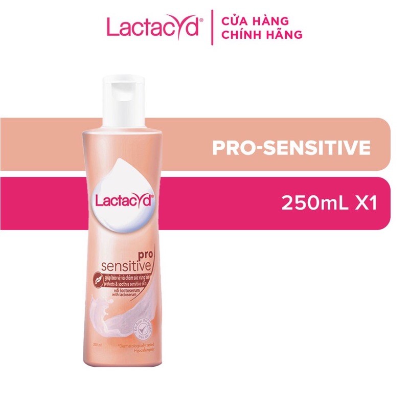 Dung Dịch Vệ Sinh Phụ Nữ Lactacyd Pro Sensitive 250ml