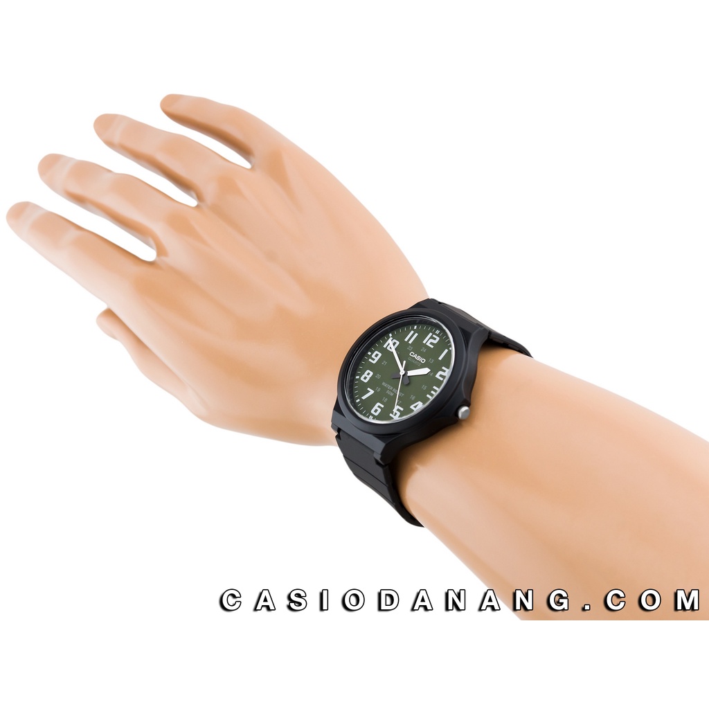 Đồng hồ nam dây nhựa Casio chính hãng Anh Khuê MW-240-3BVDF