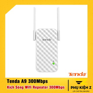 Bộ kích sóng Wifi Repeater 300Mbps Tenda A9 - Hàng Chính Hãng
