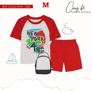 Bộ quần áo bé trai phối New York 4cool boy DFM0252 12T-24 Thời trang M2