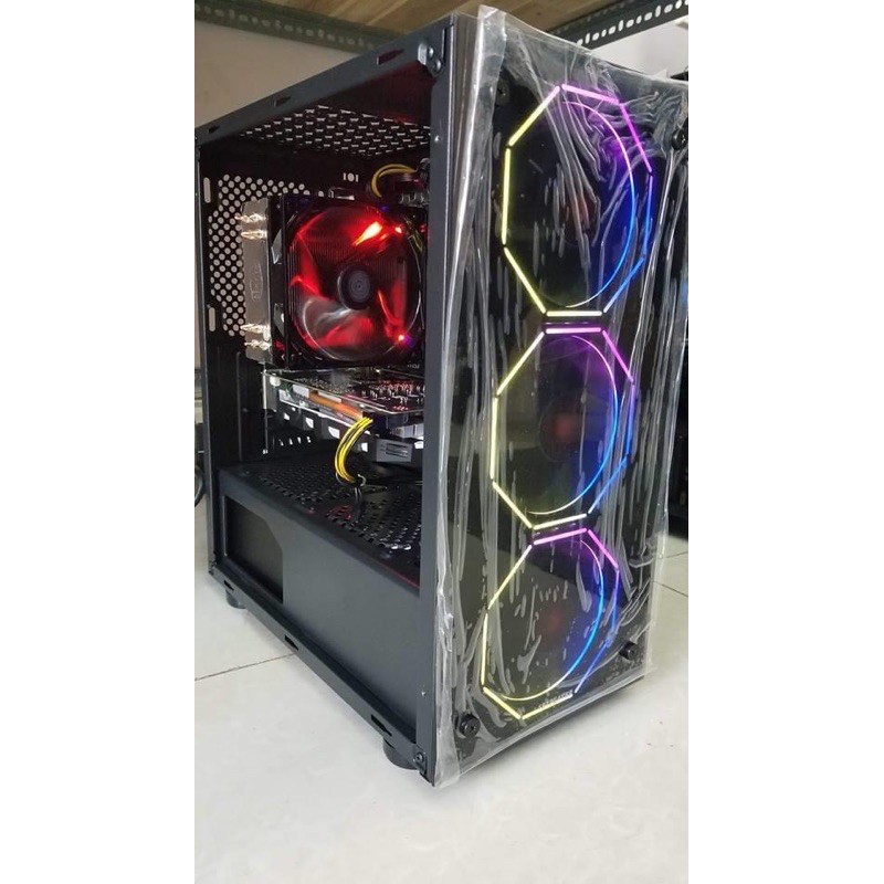 Bộ máy tính kính cường lực - màn hình 24 inch core i5 ram 8G chiến game tốt | BigBuy360 - bigbuy360.vn