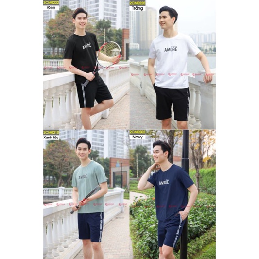 Bộ thể thao nam CARDINA chất cotton cao cấp