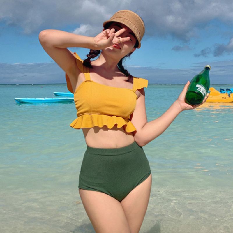 Bộ Đồ Bơi Lưng Cao Dáng Ôm Thời Trang Cho Nữ | BigBuy360 - bigbuy360.vn