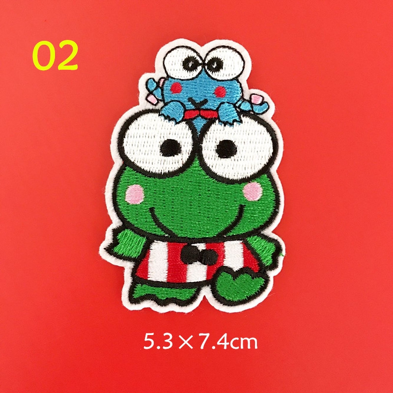 Miếng dán quần áo hình ếch dễ thương（☸ Sanrio - Keroppi Patch ☸）