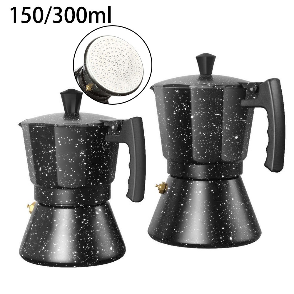 Máy pha cà phê bằng nhôm mới Mocha Coffee  kèm Lọc công cụ nhà bếp cho bếp từ