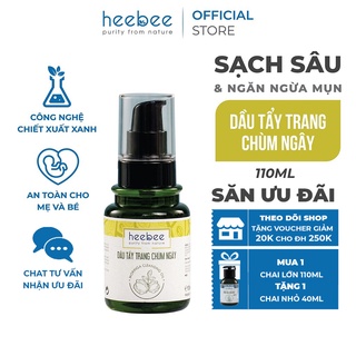 Dầu tẩy trang Hoa Chùm Ngây Heebee Việt Nam sạch sâu, sạch ngừa mụn 110ml