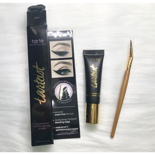 Eyeliner Tarte dạng kem fullsize kèm cọ
