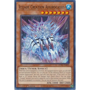 Thẻ Bài Yugioh Icejade Creation Aegirocassis - POTE-EN010 - Common 1st Edition