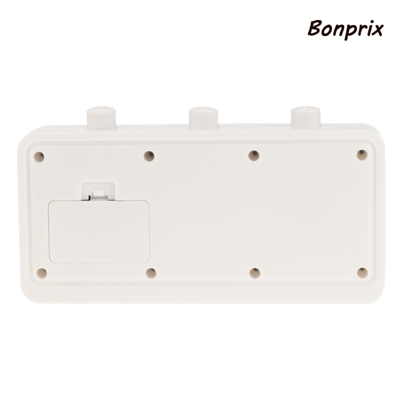 Đồng Hồ Lật Phong Cách Cổ Điển Hiển Thị Ngày Giờ Kỹ Thuật Số Màu Trắng