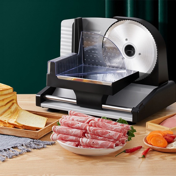 Máy thái thịt đông lạnh, thịt chín, bánh mỳ, giò chả đa năng Chính hãng