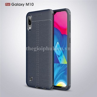 Ốp lưng SamSung Galaxy M10 silicon giả da, chống sốc Auto Focus - Giá rẻ