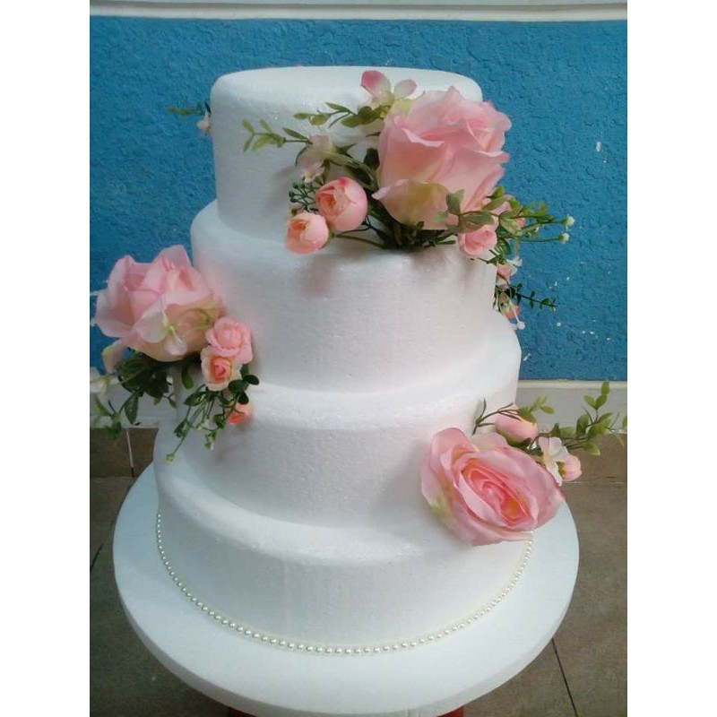 Xốp tròn cao 5cm làm DIY bánh kem giả, nowship trong ngày