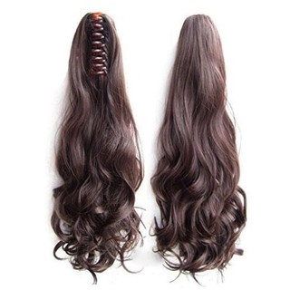 Tóc Giả Nữ Ngoạm Ngoặm Xoăn Dáng Dài Kèm Ảnh Thật