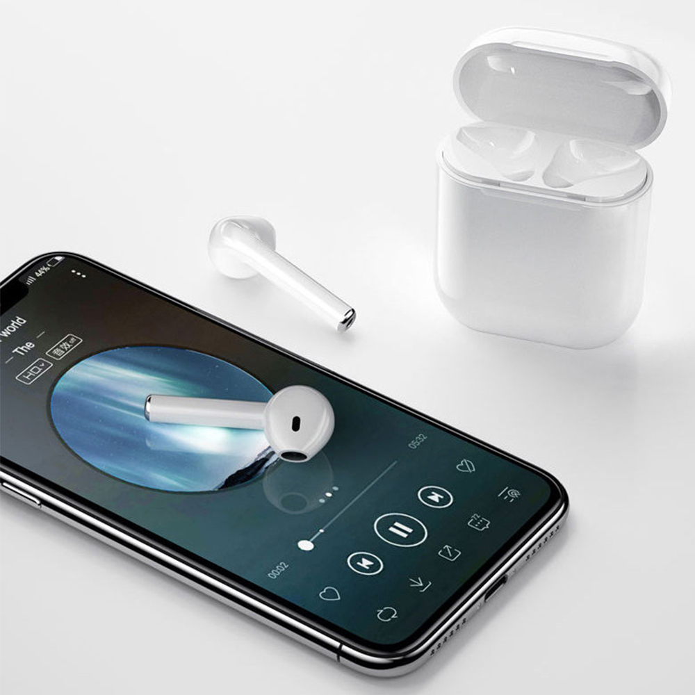 FREE - Apple AirPod 2nd Wireless Bluetooth Earphone with Built-in Microphone Water-proof Multi-functional Sports Earbuds