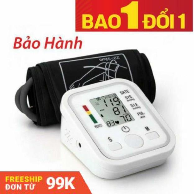 Máy Đo Huyết Áp Bắp Tay Electronic Blood Pressure Monitor - Quà Tặng Cho Ông Bà Bố Mẹ - BẢO HÀNH 1 ĐỔI 1