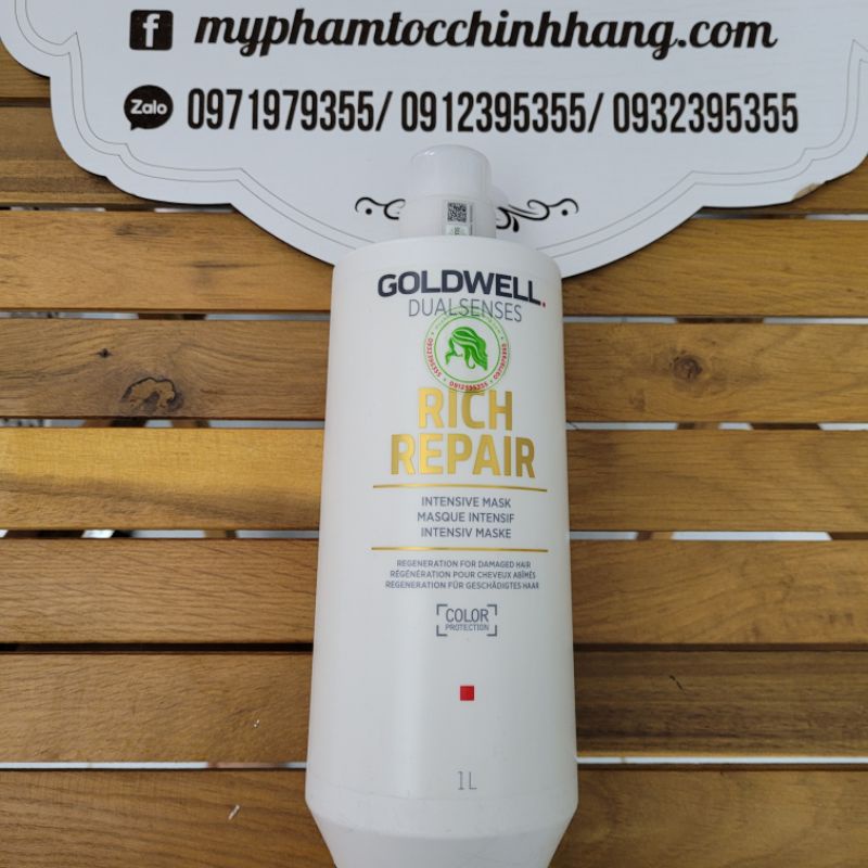 DẦU HẤP TÓC SIÊU CHỮA TRỊ GOLDWELL RICH REPAIR  intensive mask 1000ML