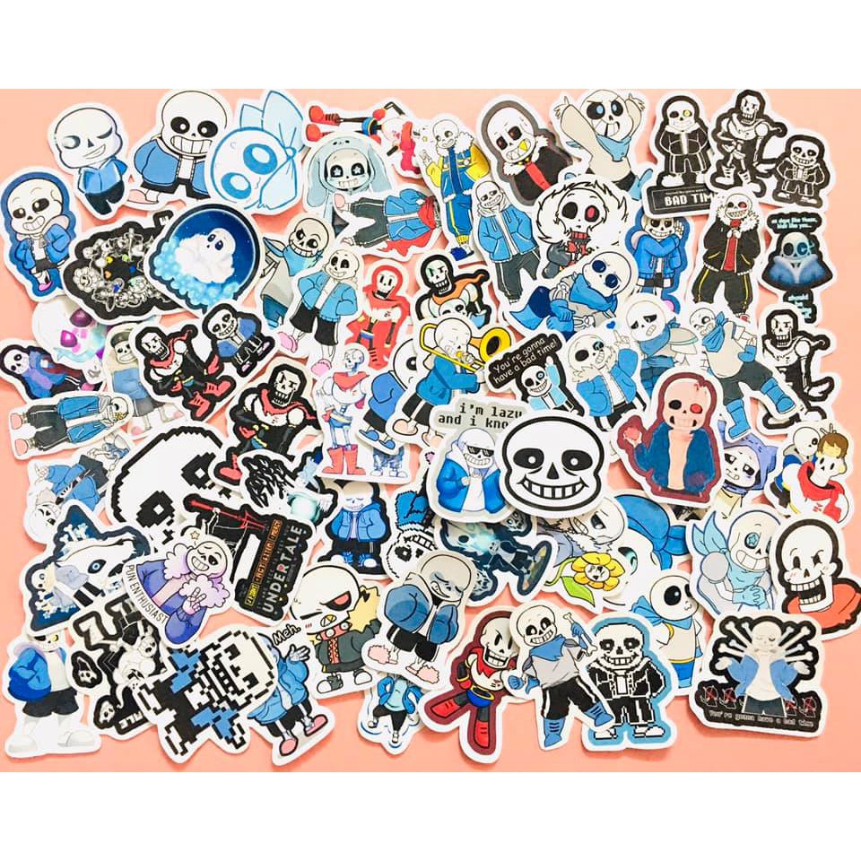 Sticker/ Hình dán sans undertale game