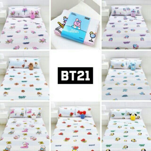 Vỏ chăn gra BT21 hàng off