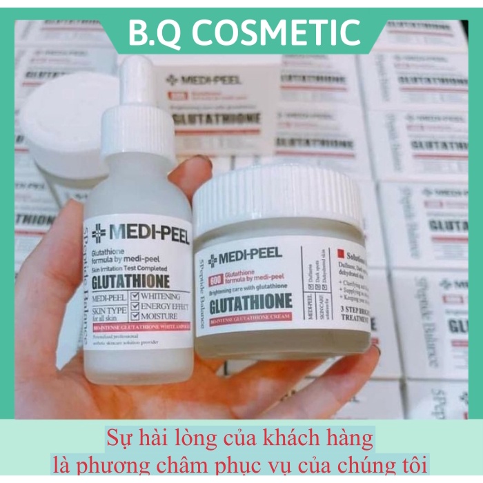 (New) Serum &amp; Kem Dưỡng Trắng Da Medi-Peel Glutathione 600