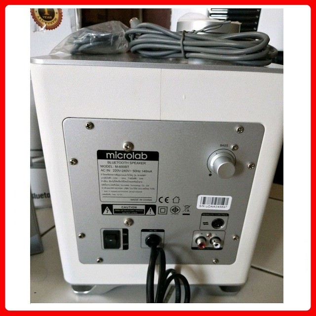 Loa Microlab M600BT 2.1 loa Bluetooth không dây công suất 40W RMS - Hàng chính hãng BH 12 Tháng