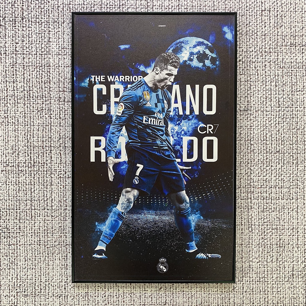 Tranh Ronaldo, Tranh bóng đá treo tường, CR7, Ramos, Dybala, Real Madrid, Juventus | MOD