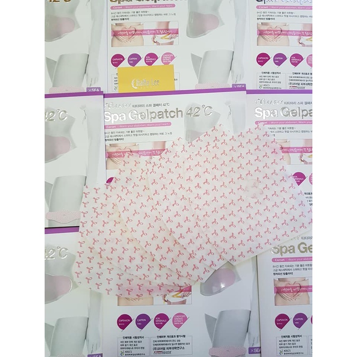 Miếng Dán Hỗ Trợ Giảm Mỡ Bụng Spa Gelpatch 42 độ C Hàn Quốc