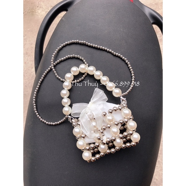ThuyStore - Túi xách đeo chéo kết hạt handmade