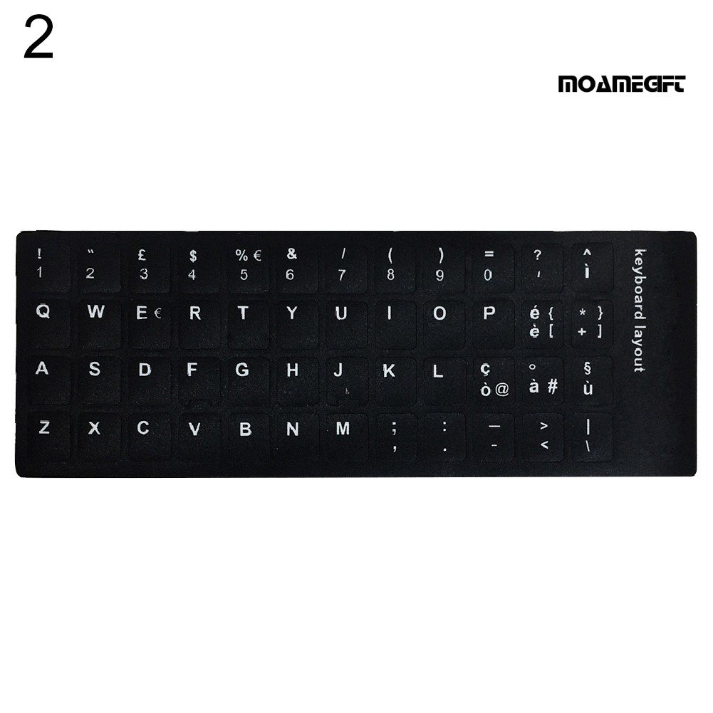 Sticker dán bàn phím Laptop tương ứng cho nhiều ngôn ngữ tùy chọn | BigBuy360 - bigbuy360.vn