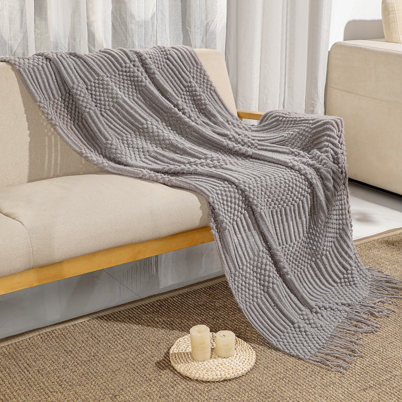 Chăn Bông Siêu Mềm Màu Trơn Kích Thước Lớn 130x170cm