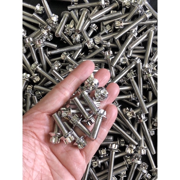 Combo ốc chảng ba Inox304 full dàn đầu cho xe Sonic