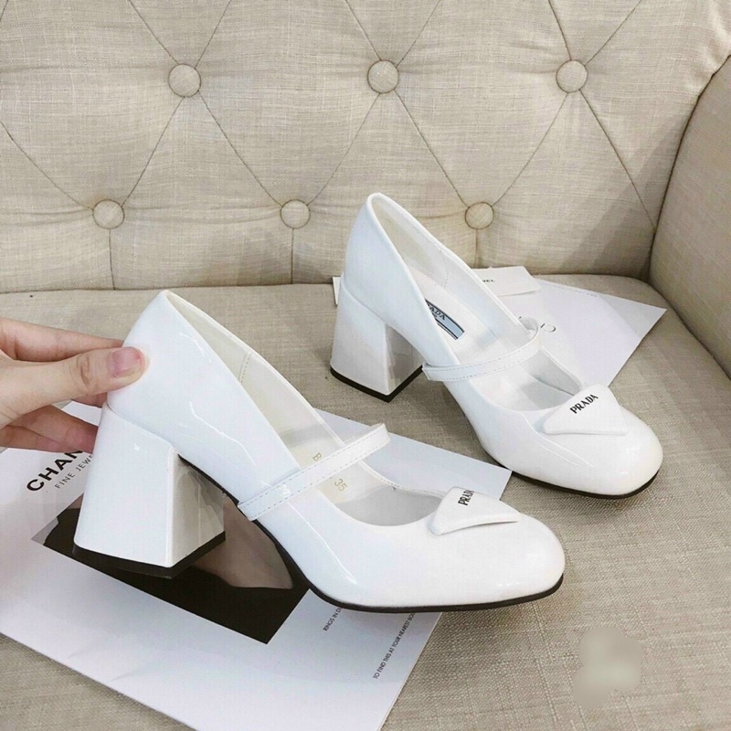 Ball nữ bít mũi đẹp mê ly, gót vuông cao 7p lên chân tôn dáng nha các nàng