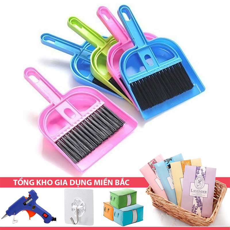 Bộ Chổi Và Xẻng QUÉT VĂN PHÒNG, Bàn Thờ - Chổi Và Ki Quét Bụi Mini Hốt Rác Vệ Sinh Nhà Cửa Tiện Dụng