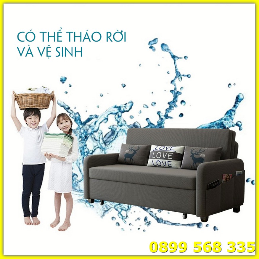 Ghế Sofa Giường Đa Năng Gấp Gọn, Sofa Giường Nằm Thông Minh Kích Thước 1m6 x 1m9