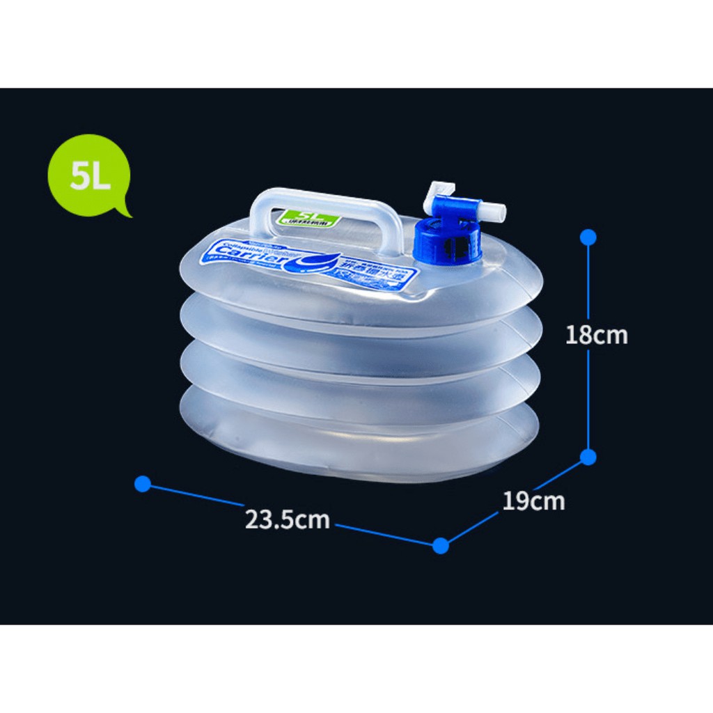 Bình đựng nước gấp gọn 5L - 10L - 15L NatureHike NH14S002-T | BigBuy360 - bigbuy360.vn