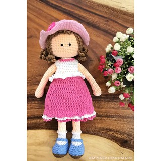 Thú bông handmade: Búp bê tiểu thư Elise